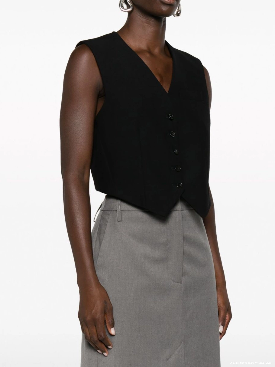 Cheap Stella sleeveless Women McCartney virgin wool vest 0330